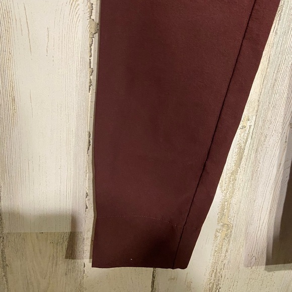 Athleta Burgundy Wander Slim Ankle Pant 6T - Picture 6 of 13
